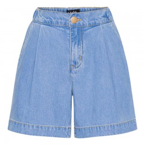 Molo Amari Tytöille Shorts Summer Wash Indigo | FI0000421