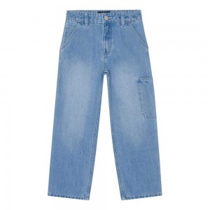 Molo Archer Pojille Pants & Jeans Lightblue Denim | FI0000653