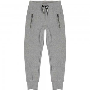 Molo Ashton Pojille Pants & Jeans Grey Melange | FI0000679