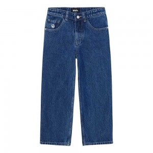 Molo Aska Pojille Pants & Jeans Blue Denim | FI0000661