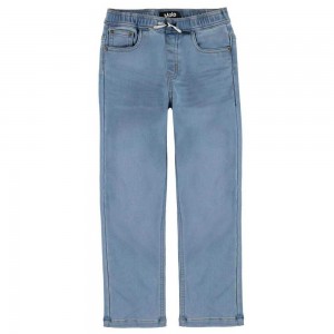 Molo Augustino Pojille Pants & Jeans Soft Denim Blue | FI0000677