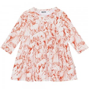 Molo Charmaine Tytöille Dresses Red Horses | FI0001312