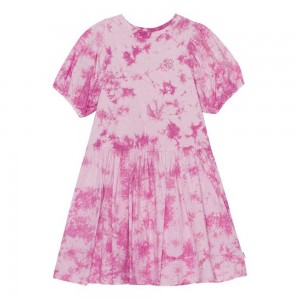 Molo Chikako Tytöille Dresses Purple Tie Dye | FI0000254