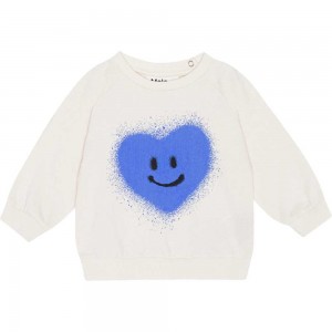 Molo Disc Tytöille Sweatshirts Cardigans Blue Heart | FI0001403