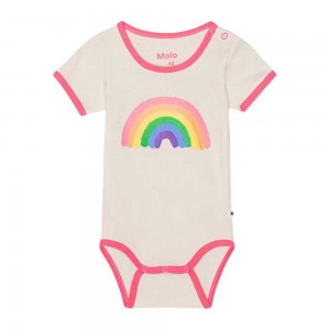 Molo Fossie Tytöille Bodies Babysuits Retro Rainbow | FI0001284