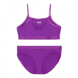 Molo Jinny Set Tytöille Underwear Nightwear Purple Dusk | FI0000605