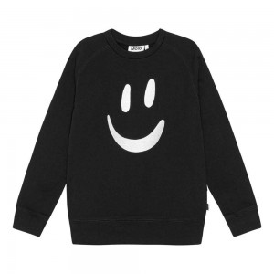 Molo Mike Pojille Sweatshirts Cardigans Black | FI0000759