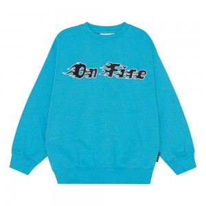 Molo Monti Pojille Sweatshirts Cardigans Turquoise Blue | FI0000764