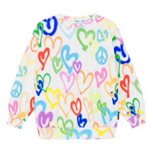 Molo Monti Tytöille Sweatshirts Cardigans Variety Hearts | FI0000467