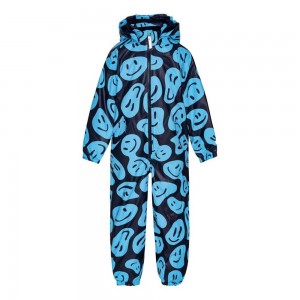 Molo Paco Snowsuits Smile On Blue | FI0000139