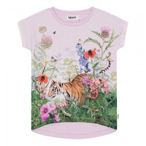 Molo Ragnhilde Tytöille T Shirts Tops Garden Explore | FI0000537