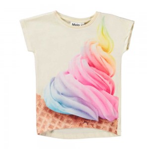 Molo Ragnhilde Tytöille T Shirts Tops Rainbow Softice | FI0000201