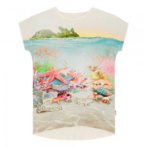 Molo Ragnhilde Tytöille T Shirts Tops Underwater Fun | FI0000495