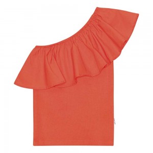 Molo Rebecca Tytöille T Shirts Tops Red Clay | FI0000566