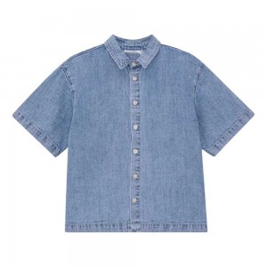 Molo Richie Pojille Shirts Bleach Denim | FI0000683