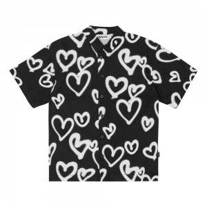 Molo Richie Pojille Shirts Sprayed Hearts | FI0000682