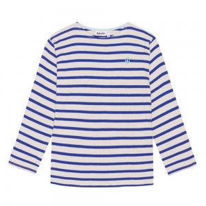 Molo Rilder Pojille T Shirts Tops Reef Stripe | FI0000795