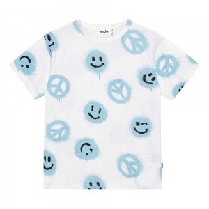 Molo Riley Pojille T Shirts Tops Easy Peacy Pool | FI0000788