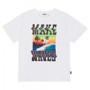 Molo Riley Pojille T Shirts Tops Make Waves | FI0000772