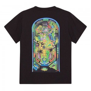 Molo Riley Pojille T Shirts Tops Pinball Dark | FI0000791