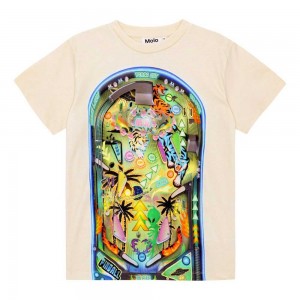 Molo Riley Pojille T Shirts Tops Pinball Light | FI0000793