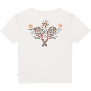 Molo Riley Tytöille T Shirts Tops Floral Tennis | FI0000550