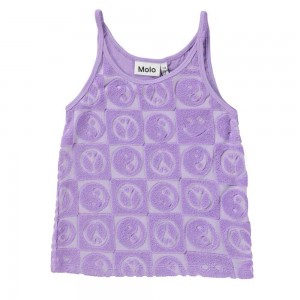 Molo Rizi Tytöille T Shirts Tops Viola | FI0000584