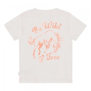 Molo Road Tytöille T Shirts Tops Be Wild And Free | FI0000539