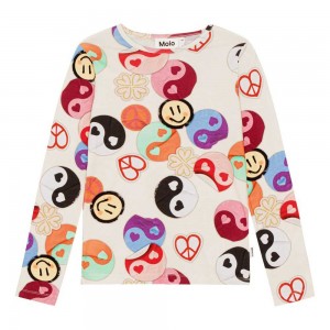 Molo Rose Tytöille T Shirts Tops Yin Yang | FI0000558