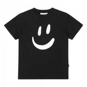 Molo Roxo Pojille T Shirts Tops Black | FI0000858