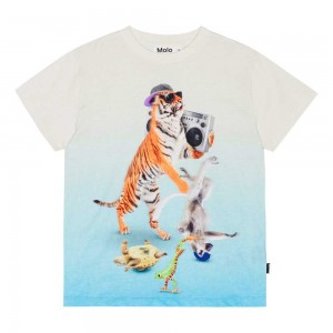 Molo Roxo Pojille T Shirts Tops Dance Animals | FI0000854