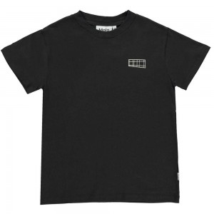 Molo Roxo Tytöille T Shirts Tops Black | FI0000553