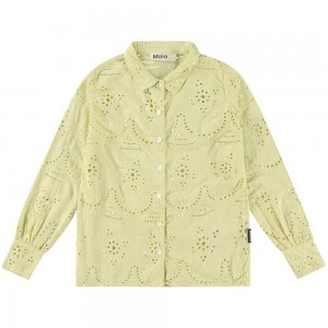 Molo Runa Tytöille Shirts Green Tea | FI0000386