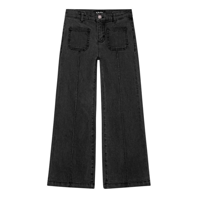 Molo Adina Tytöille Pants & Jeans Charcoal | FI0000362