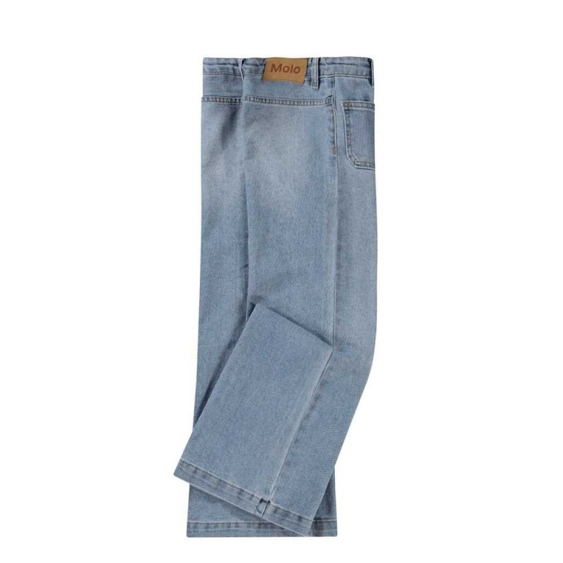 Molo Adina Tytöille Pants & Jeans Light Blue Denim | FI0000346