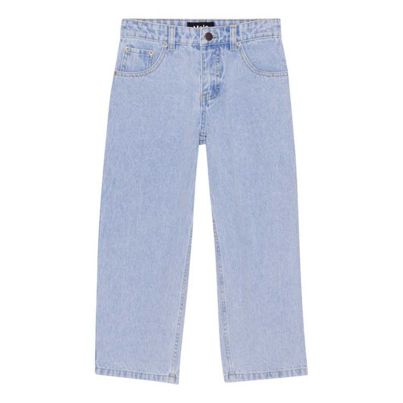 Molo Aiden Pojille Pants & Jeans Faded Denim | FI0000663