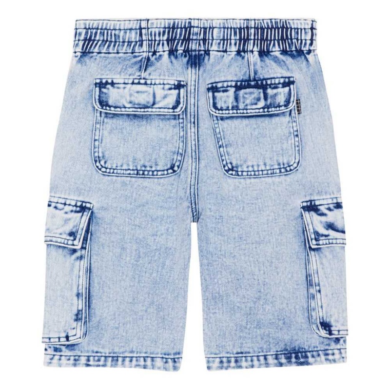 Molo Alvy Pojille Shorts Light Stone Denim | FI0000701