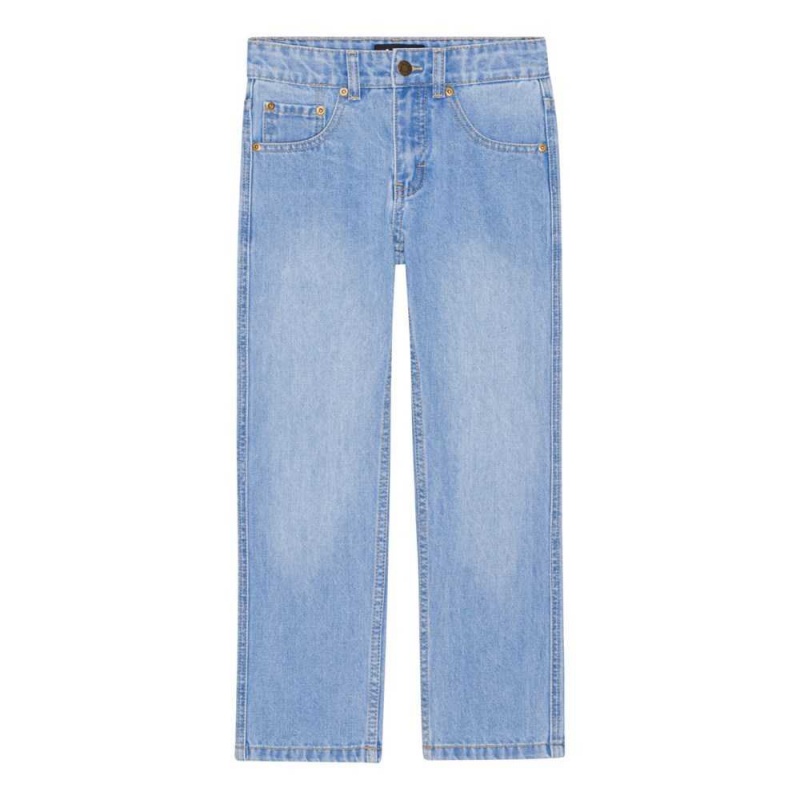 Molo Andy Pojille Pants & Jeans Lightblue Denim | FI0000647