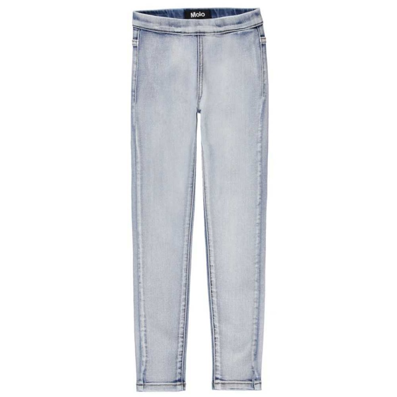 Molo April Tytöille Pants & Jeans Light Washed Blue | FI0000377