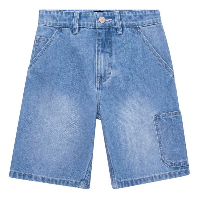 Molo Archie Pojille Shorts Lightblue Denim | FI0000726