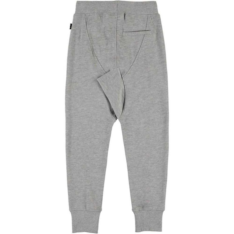 Molo Ashton Pojille Pants & Jeans Grey Melange | FI0000679