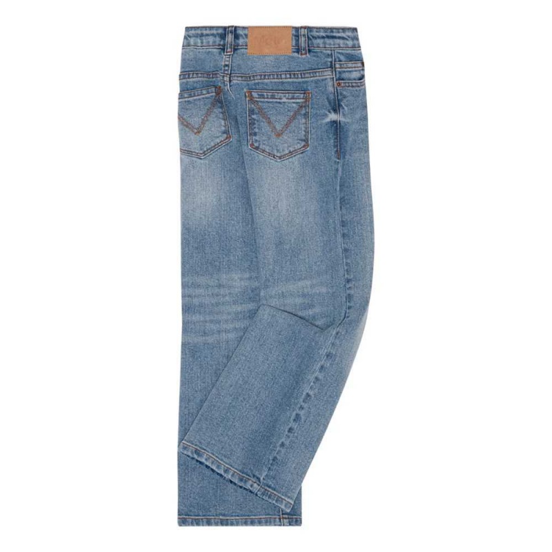 Molo Asta Tytöille Pants & Jeans Washed Denim Blue | FI0000375