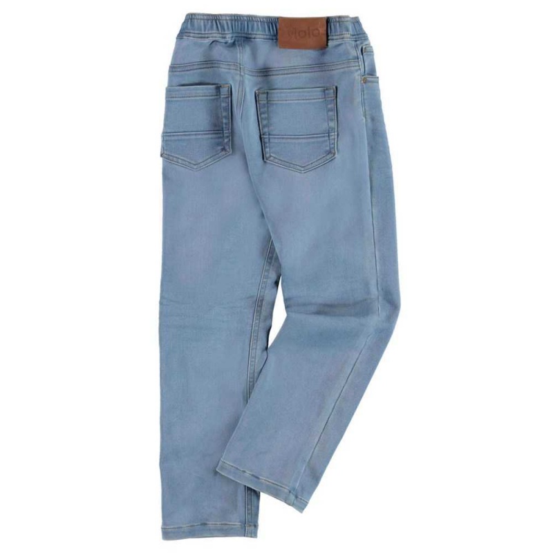 Molo Augustino Pojille Pants & Jeans Soft Denim Blue | FI0000677