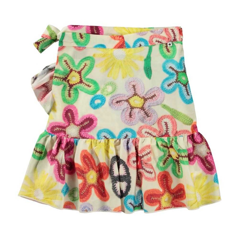 Molo Bina Tytöille Skirts Flower Peace | FI0000186