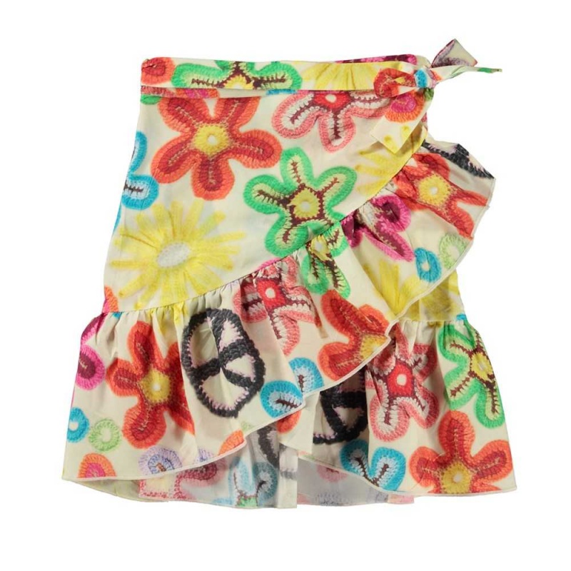 Molo Bina Tytöille Skirts Flower Peace | FI0000186