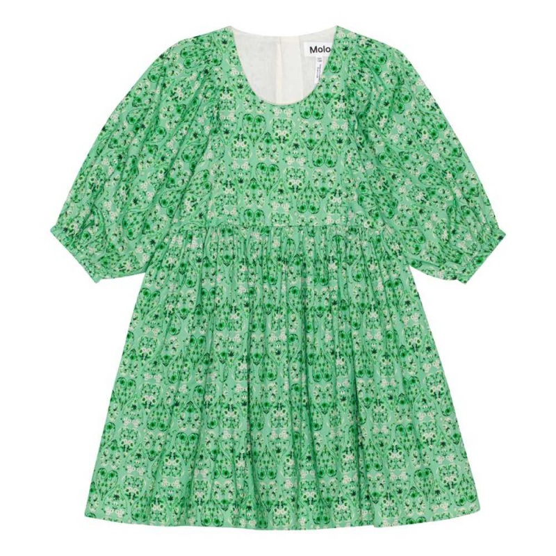 Molo Caio Tytöille Dresses Notes Of Green | FI0000256