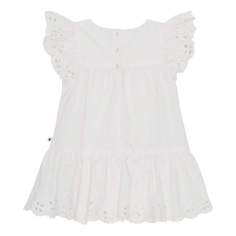 Molo Cammas Tytöille Dresses White | FI0001295