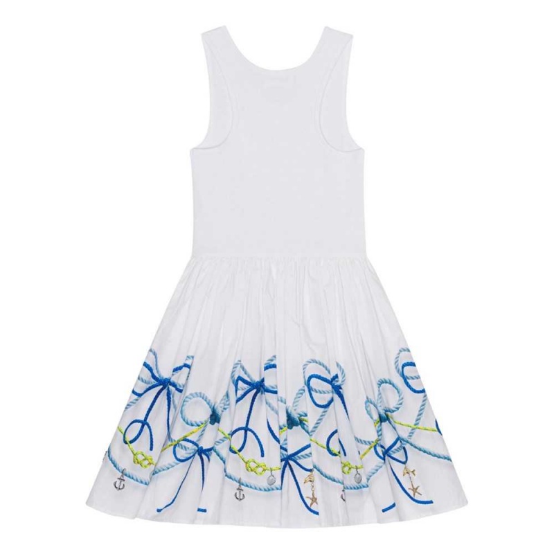 Molo Cassandra Tytöille Dresses Nautical Border | FI0000205