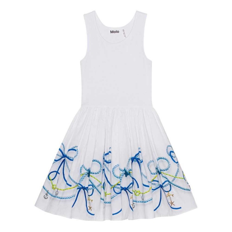 Molo Cassandra Tytöille Dresses Nautical Border | FI0000205