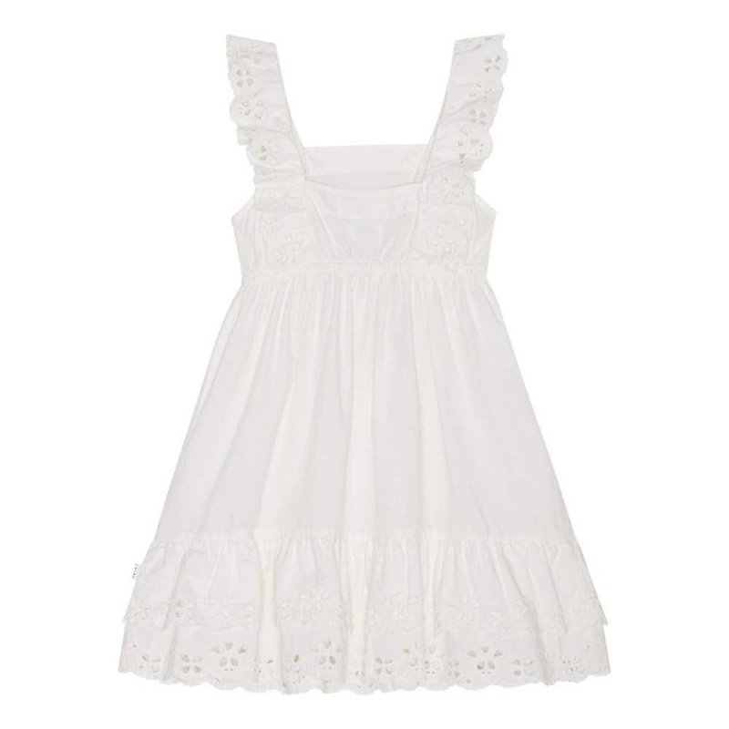 Molo Ceelos Tytöille Dresses White | FI0000210